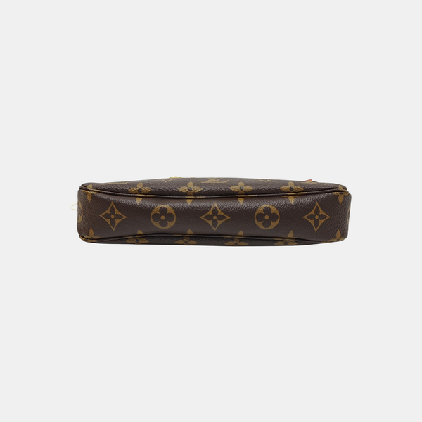ACCESSOIRES GM Monogram Coated Canvas Brown