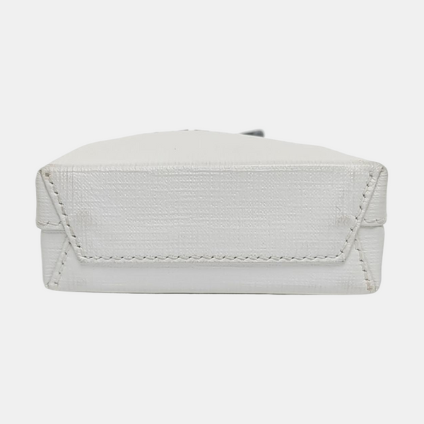 Shopping Bag Calfskin White