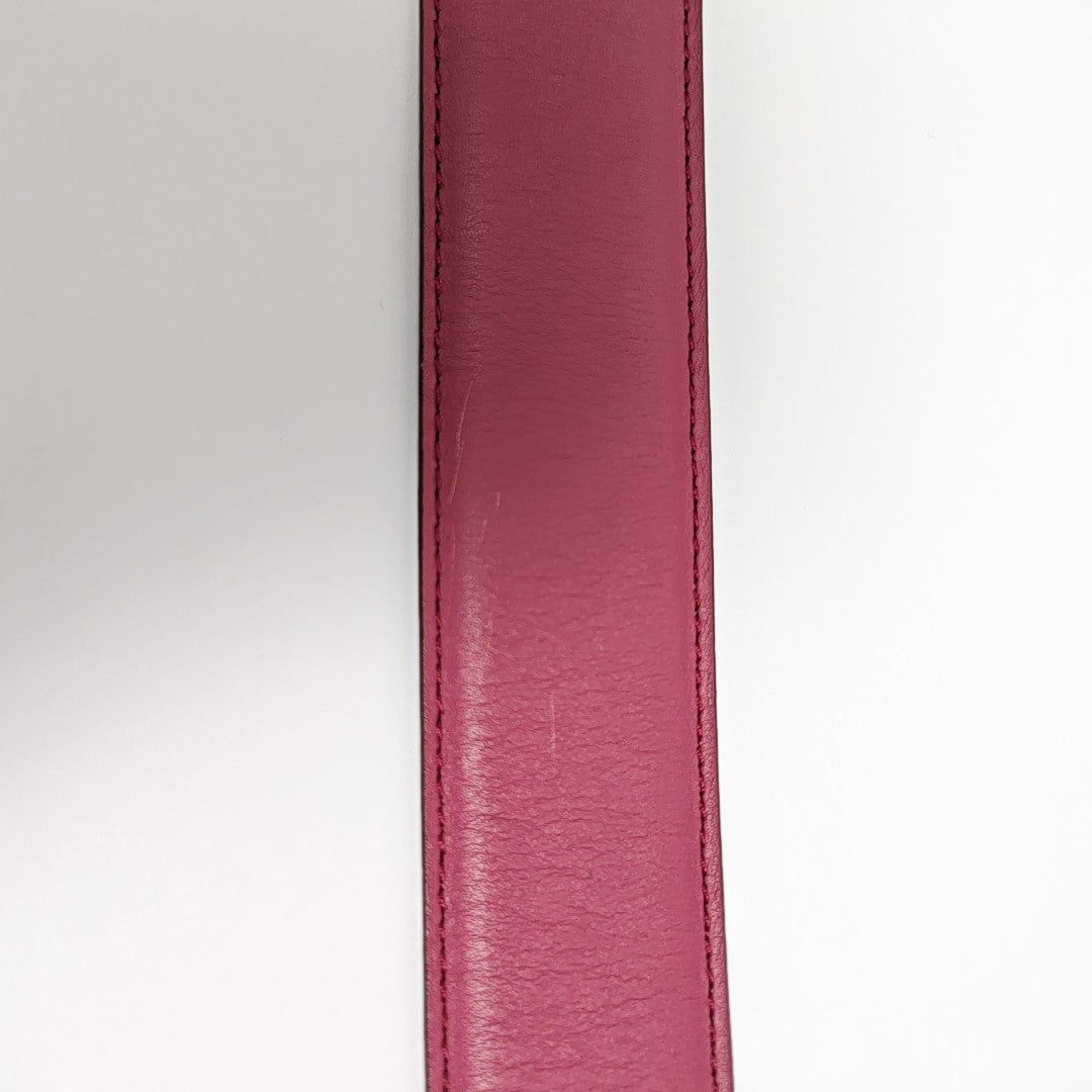 Leather Belt Purple