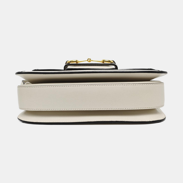 Horsebit 1955 Small Monogram Coated Canvas Beige