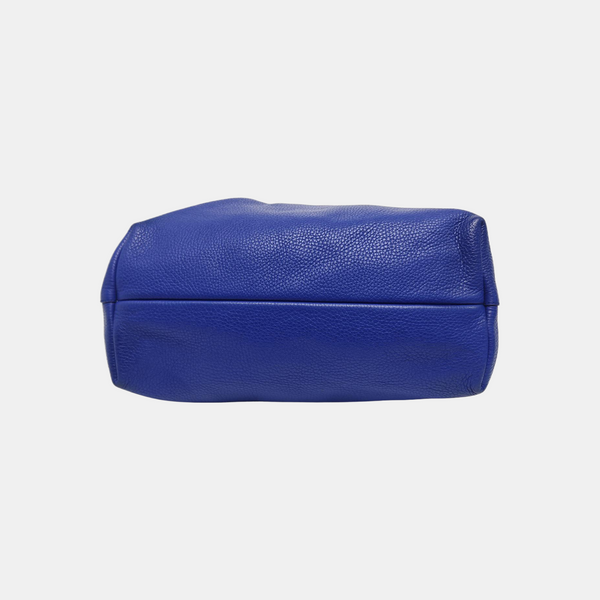 Calfskin Tote Bag Blue