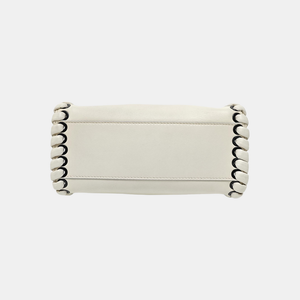 Peekaboo Mini Calfskin White