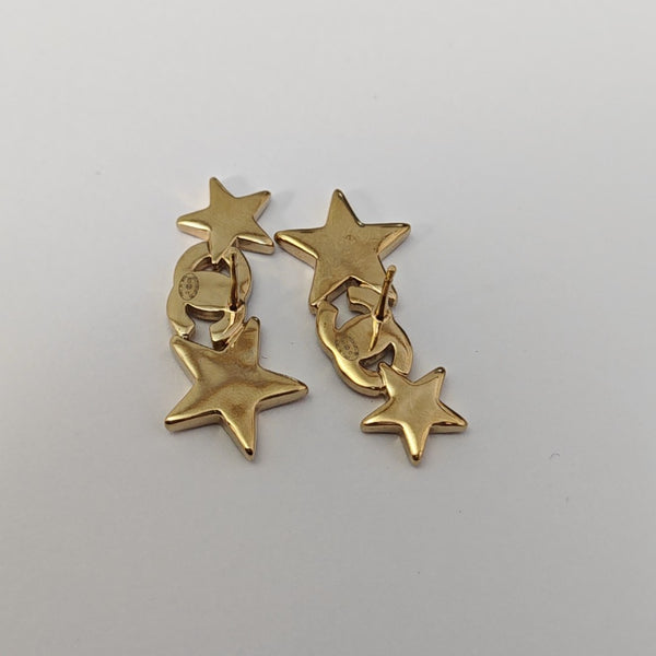 Metal Gold Stud Earrings