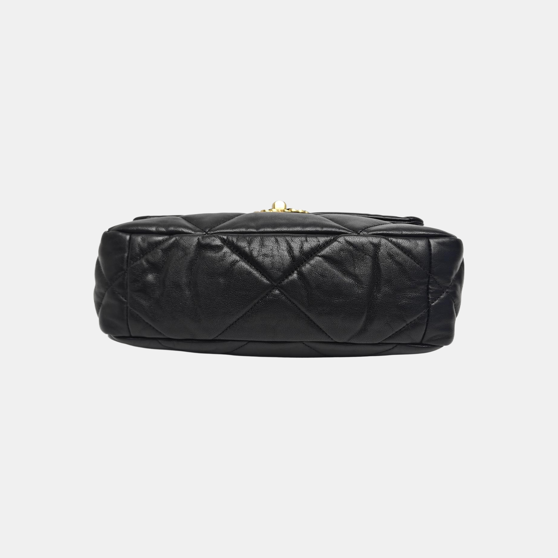 CHANEL 19 Small Quilted Lambskin Black