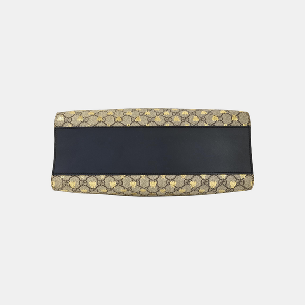 Padlock Medium Monogram Coated Canvas Brown