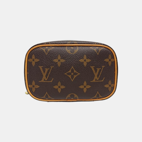 NICE Super Mini Monogram Coated Canvas Brown