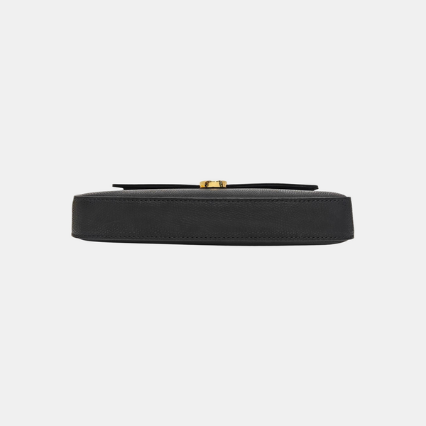 Calfskin Shoulder Bag Black