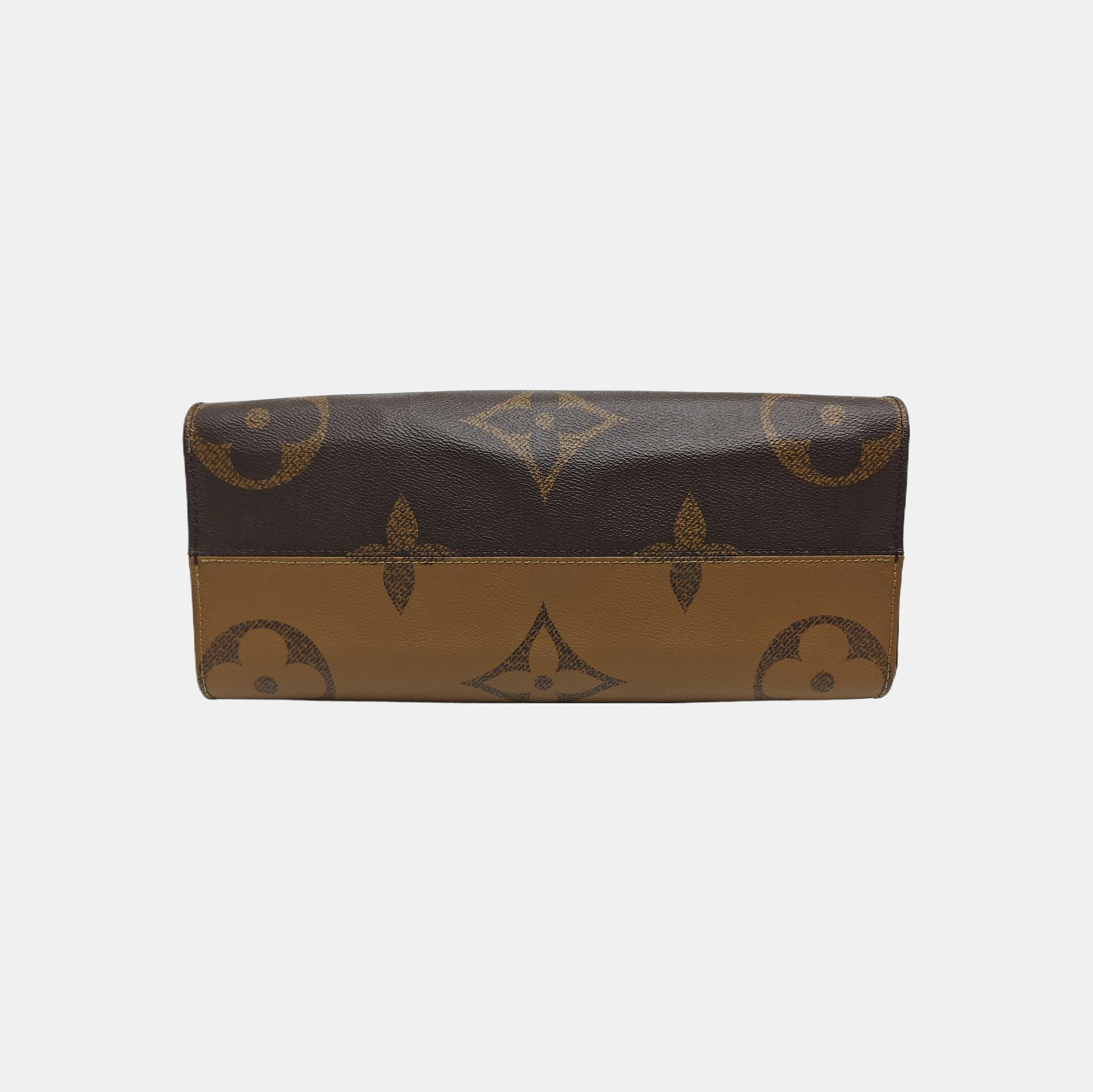 ONTHEGO MM Monogram Coated Canvas Brown
