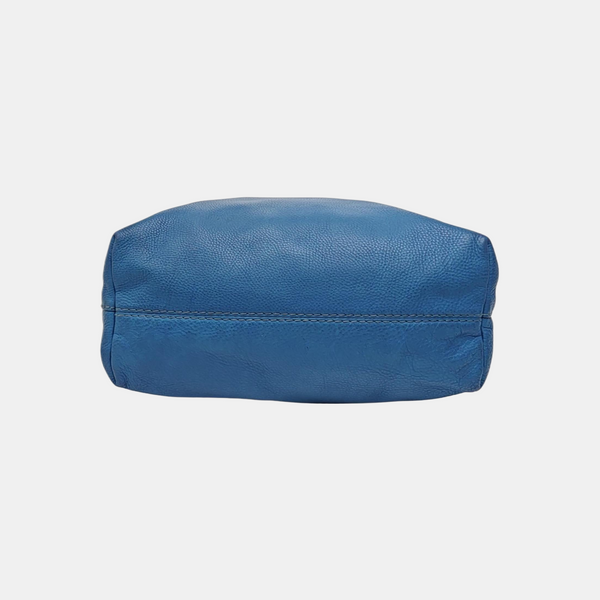 Calfskin Tote Bag Blue