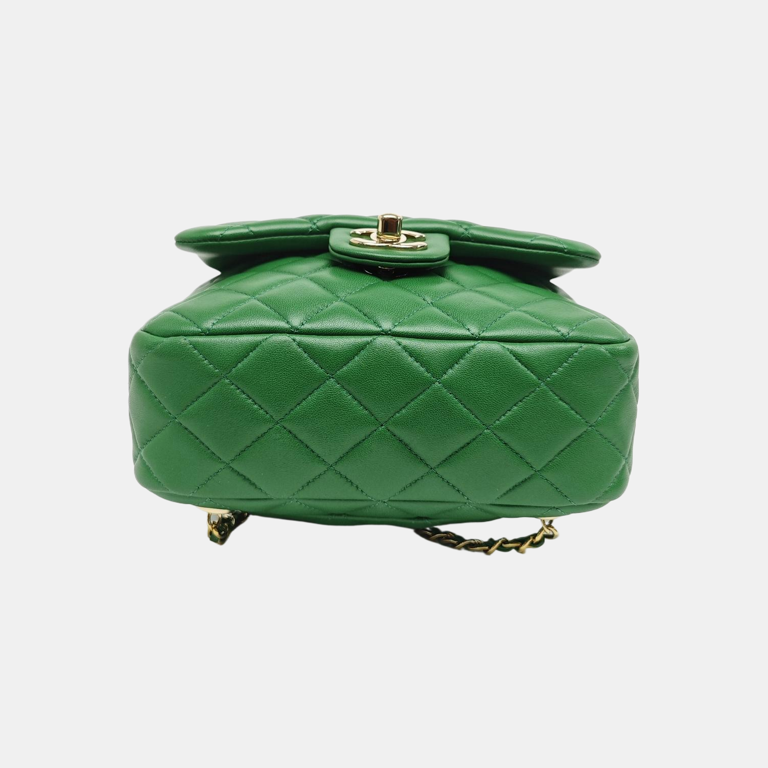 IN SEOUL Quilted Lambskin Green