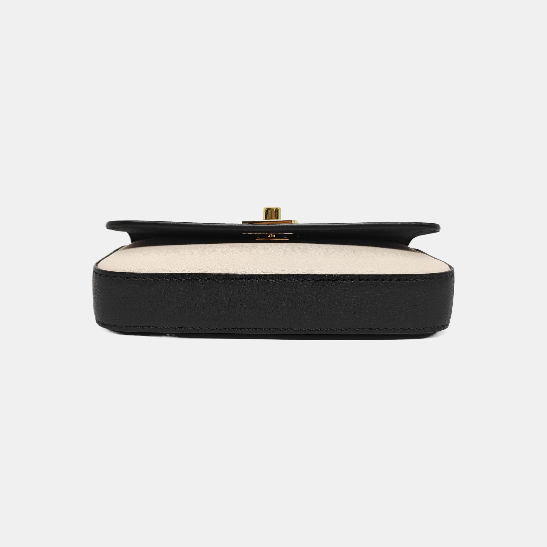 Authenticated pre-owned  LOCKME Calfskin Black - Shoulder Bag at Looply