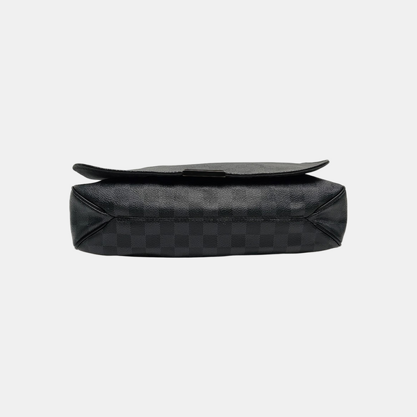 DISTRICT MM Damier Graphite Coated Canvas Gray