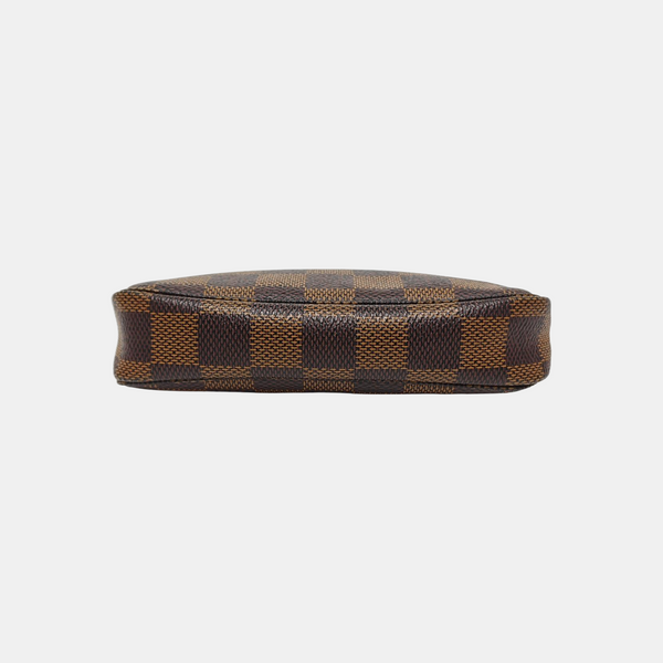 ACCESSOIRES Mini Damier Ebene Coated Canvas Brown