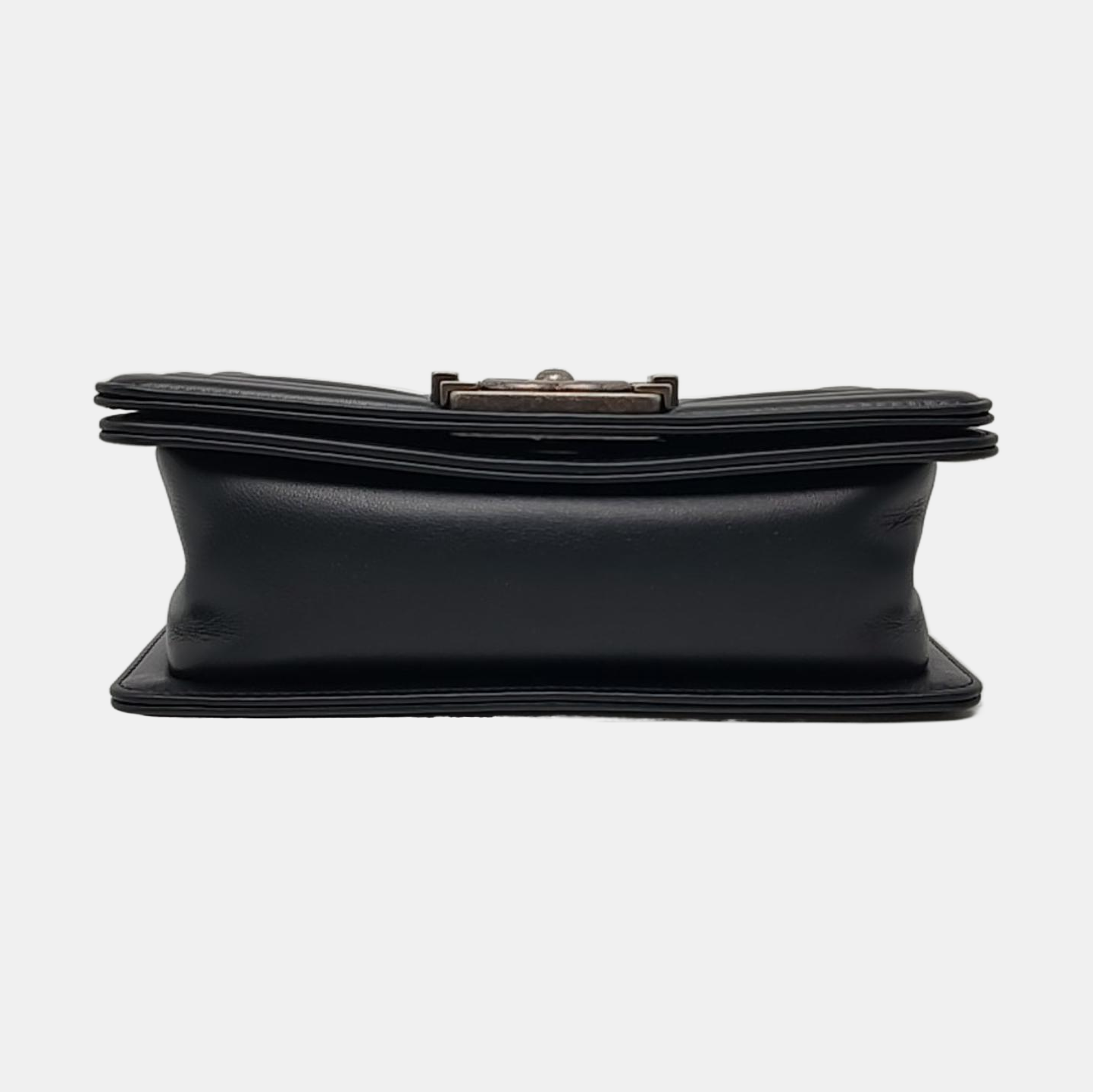BOY CHANEL Small Quilted Calfskin Black
