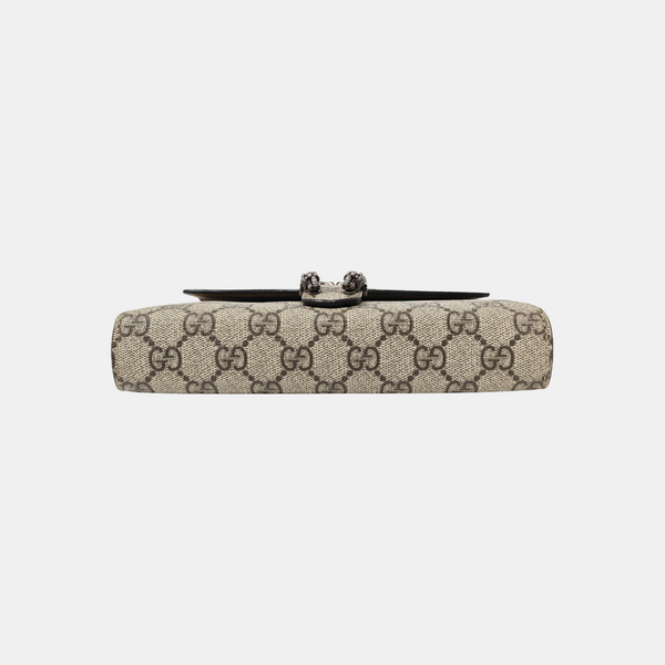 Dionysus Mini Monogram Coated Canvas Black