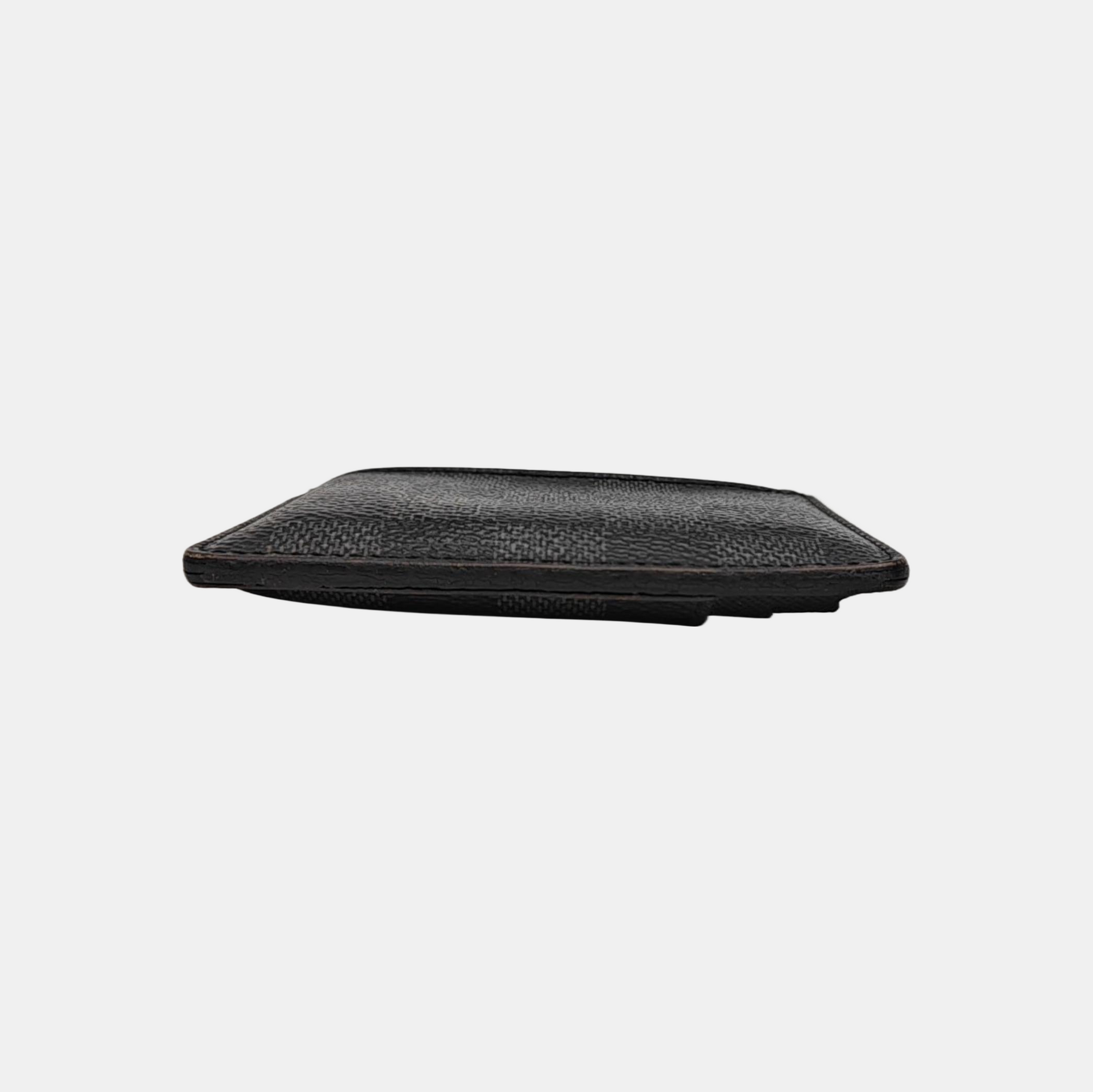Néo Damier Graphite Coated Canvas Black Card Holder