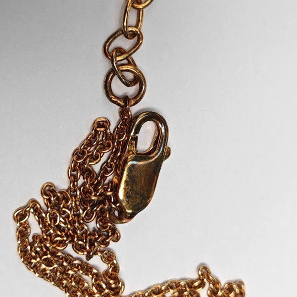 925 Sterling Silver Rose Gold Necklace