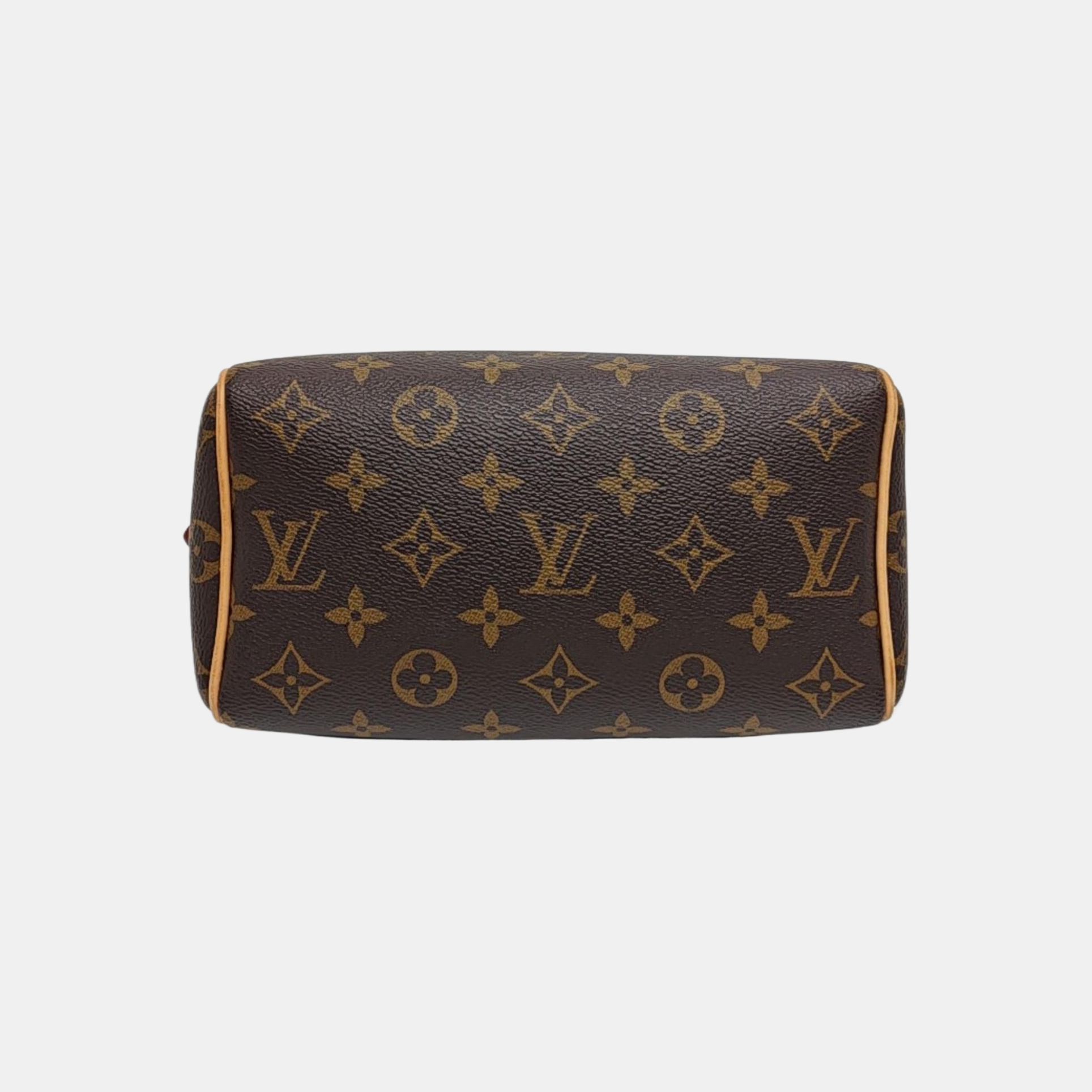 SPEEDY 20 Monogram Coated Canvas Brown