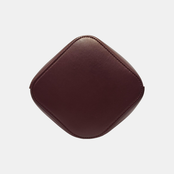 Pebble Bucket Mini Calfskin Red