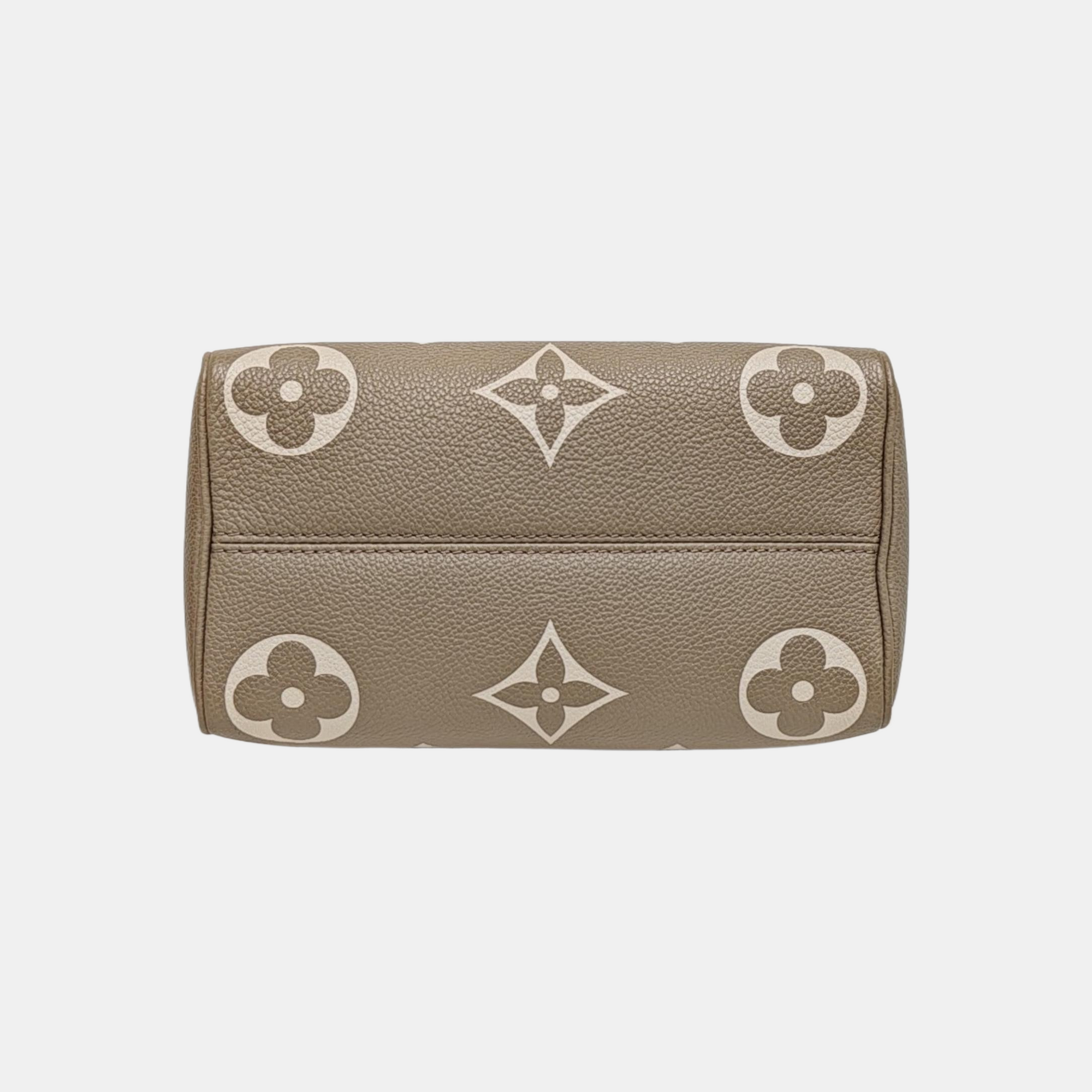 SPEEDY 20 Monogram Calfskin Gray