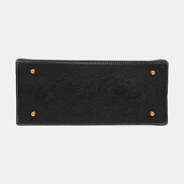 Calfskin Tote Bag Small Black