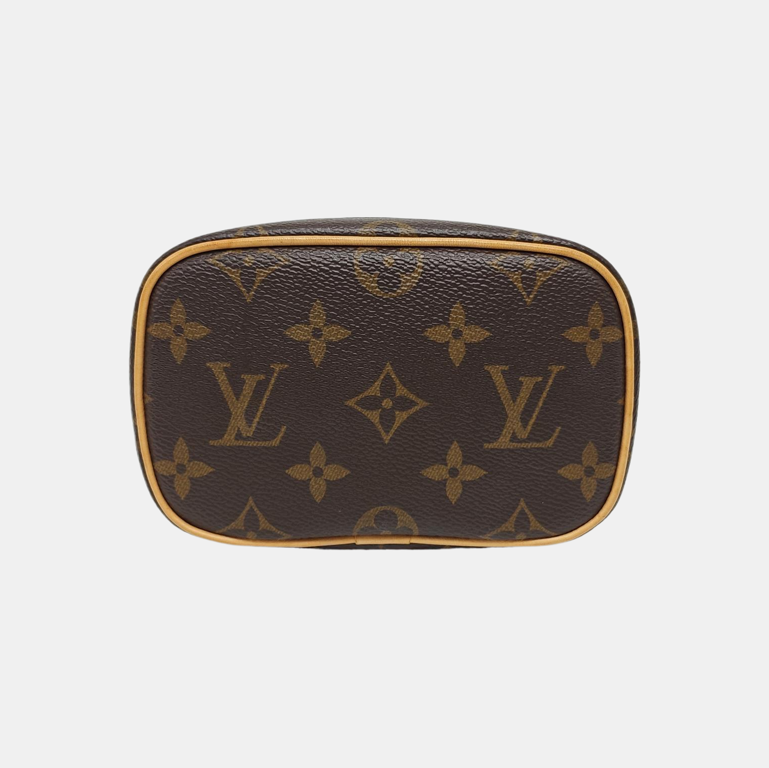 NICE Super Mini Monogram Coated Canvas Brown