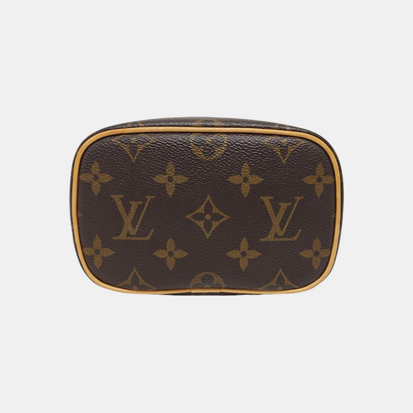 NICE Super Mini Monogram Coated Canvas Brown