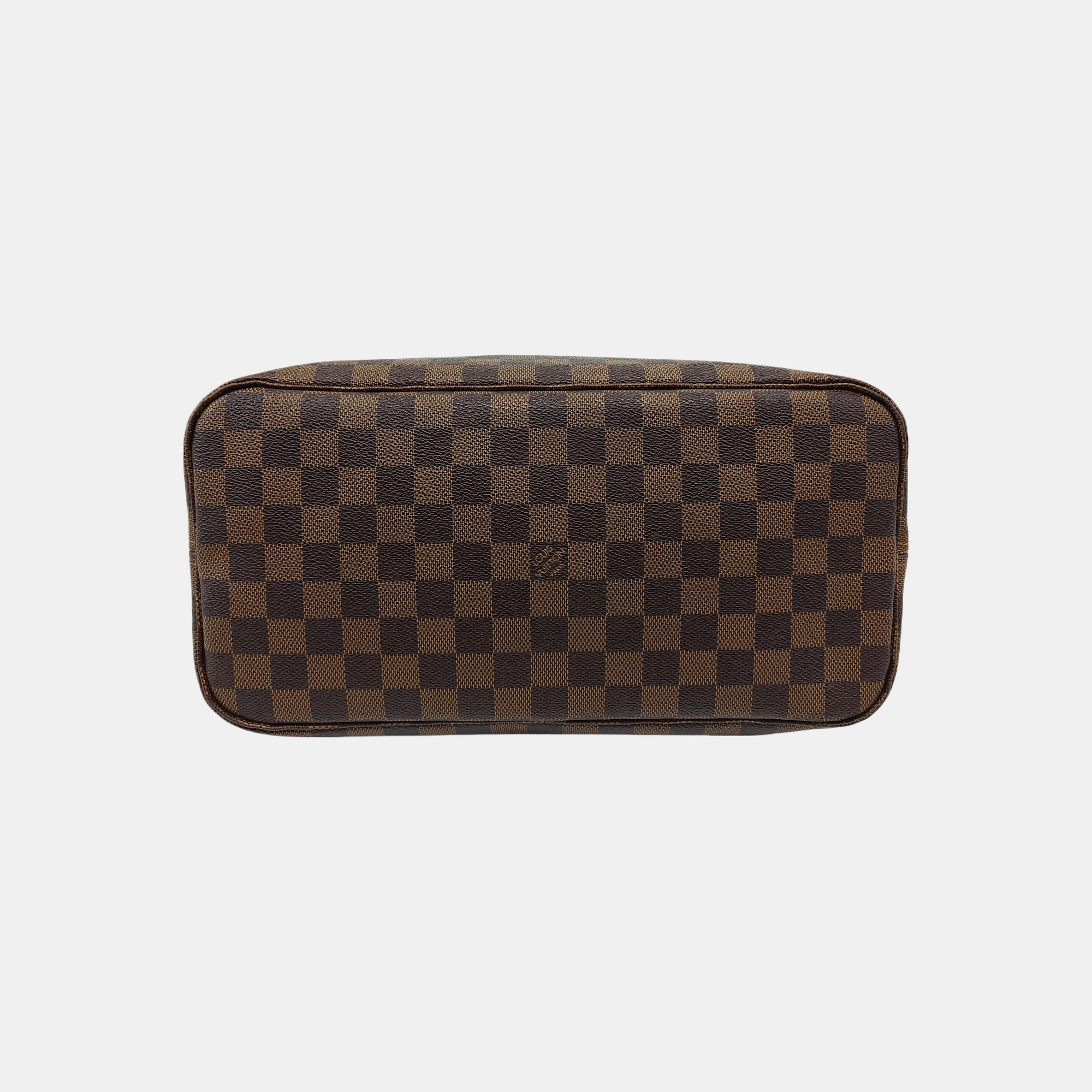 NEVERFULL MM Damier Ebene Coated Canvas Brown