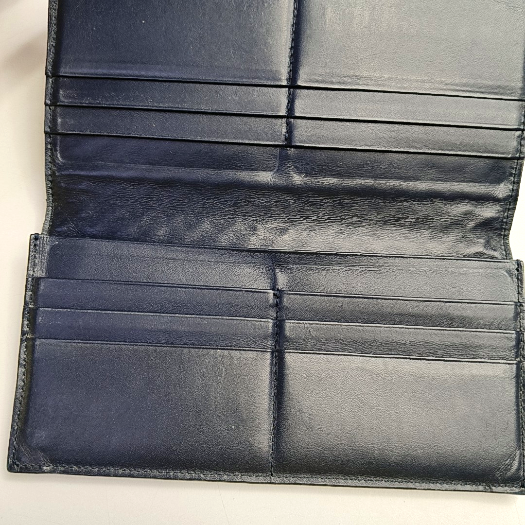 Calfskin Blue Wallet