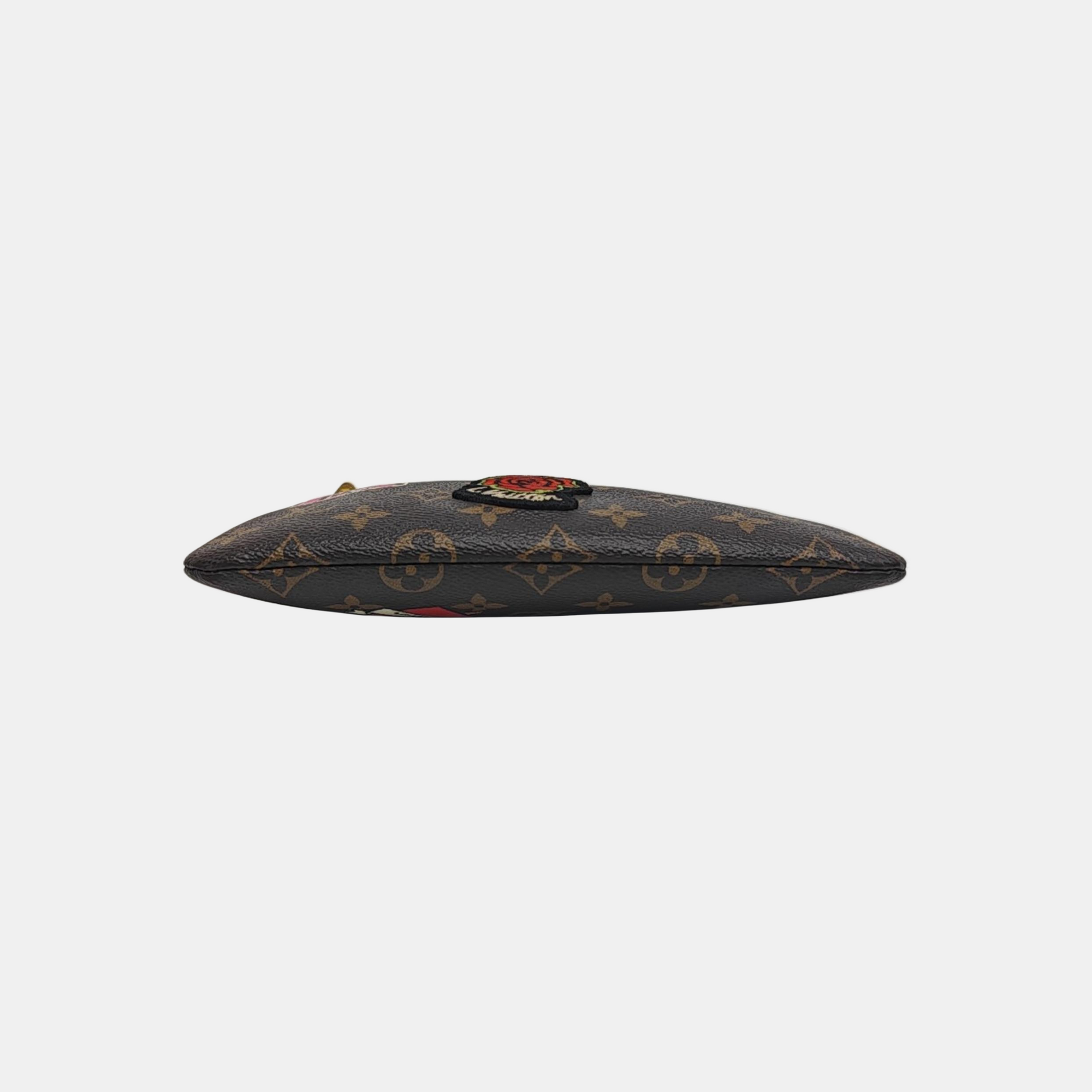 CITY Monogram Coated Canvas Brown