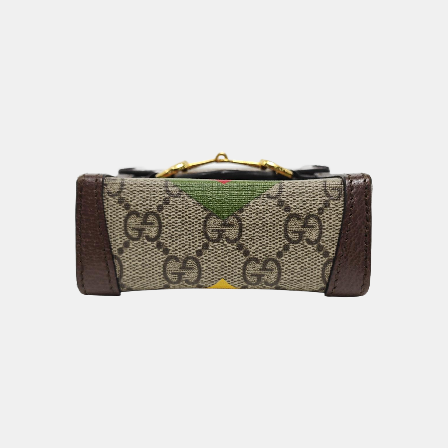 Authenticated pre-owned  Horsebit 1955 Mini Coated Canvas Beige - Shoulder Bag at Looply