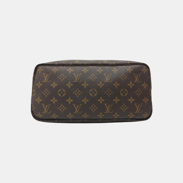 NEVERFULL MM Monogram Coated Canvas Brown