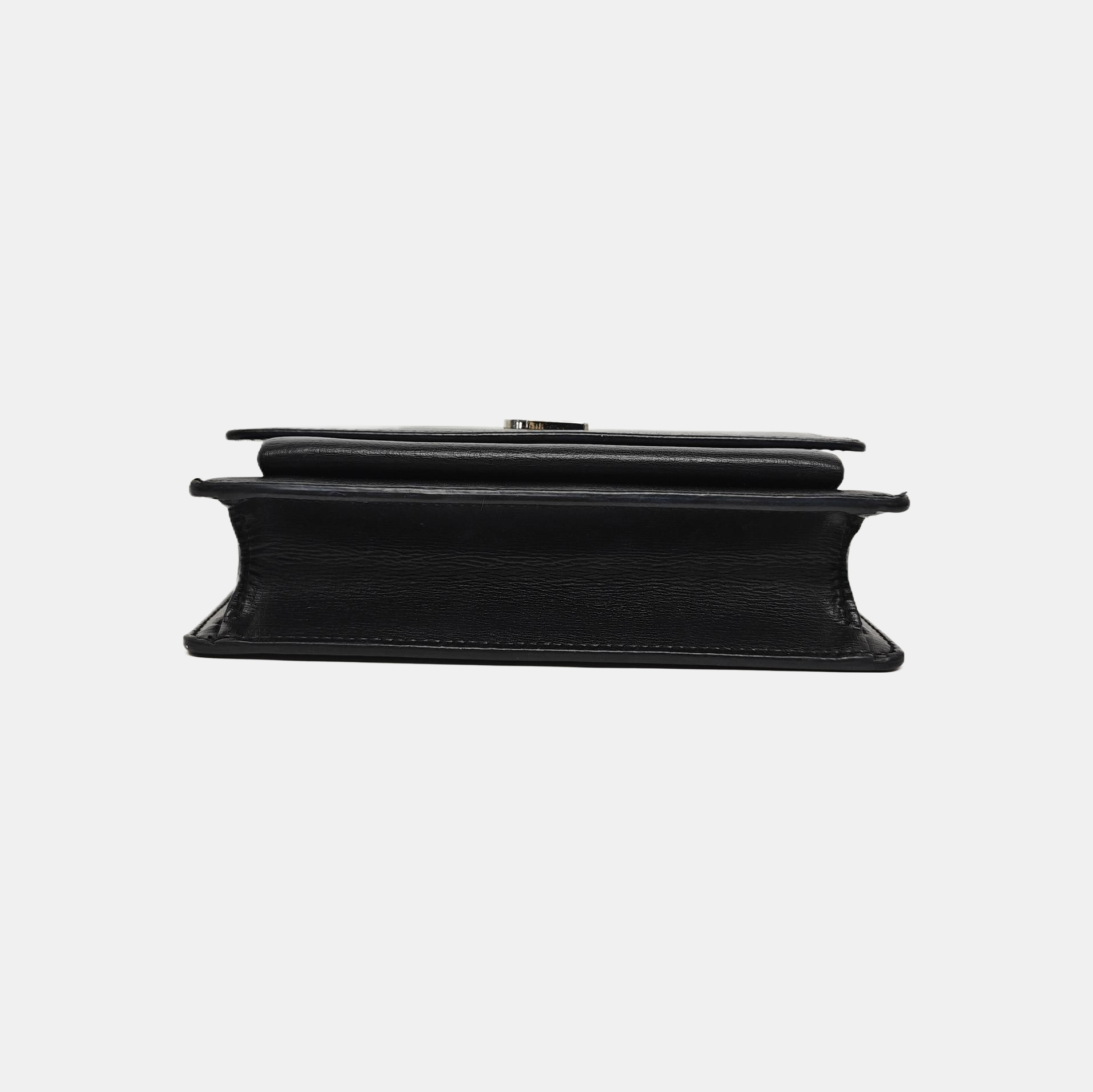 SUNSET Mini Calfskin Black