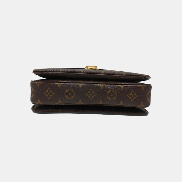 MÉTIS MM Monogram Coated Canvas Brown