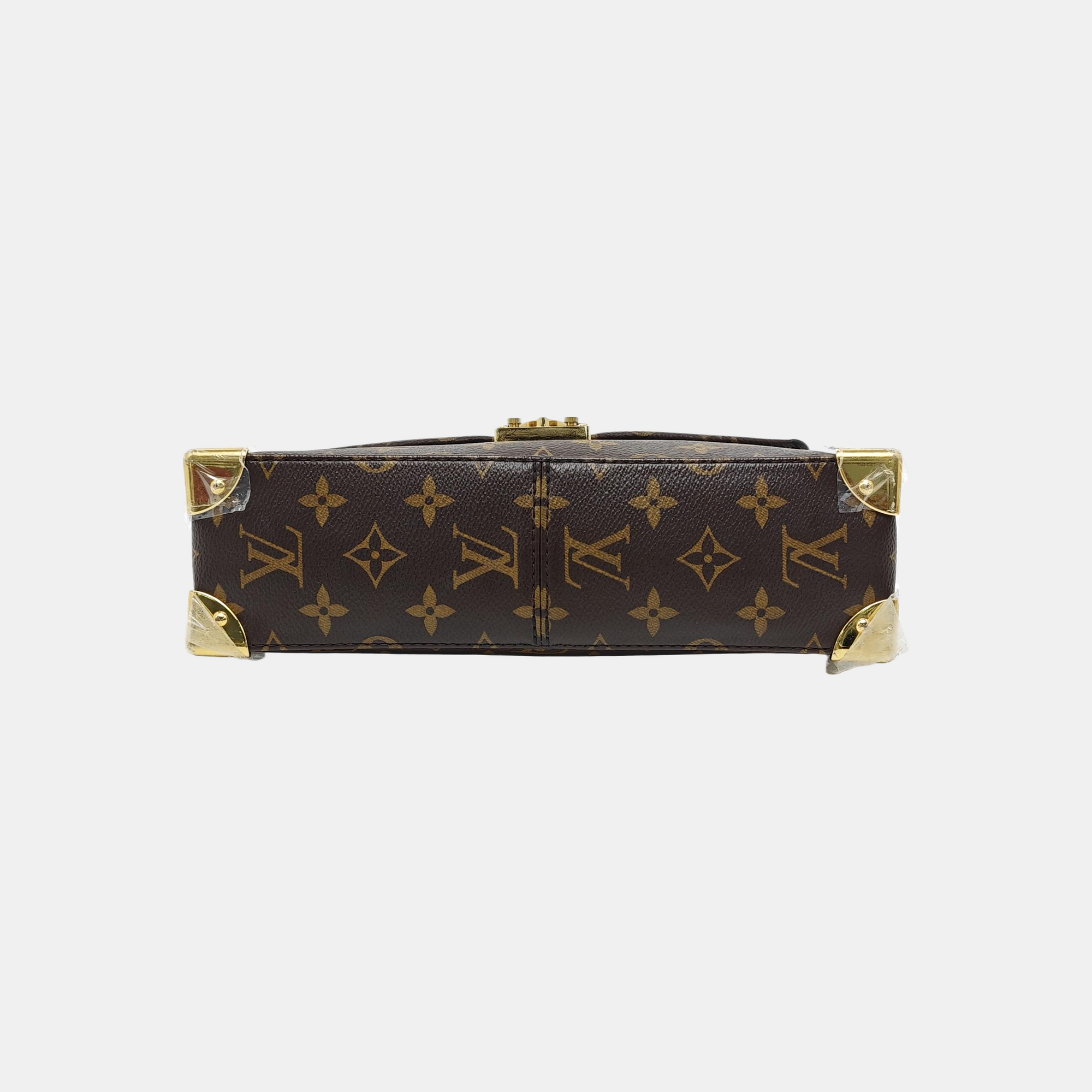 TRUNKIE Monogram Coated Canvas Brown