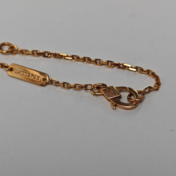 Two Butterfly 18k Rose Gold Necklace