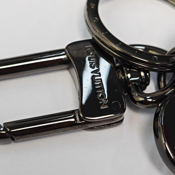 Leather Bag Charm Black