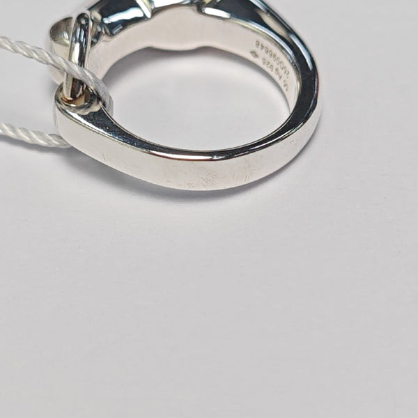 Galop Hermes 925 Sterling Silver Ring EU 55