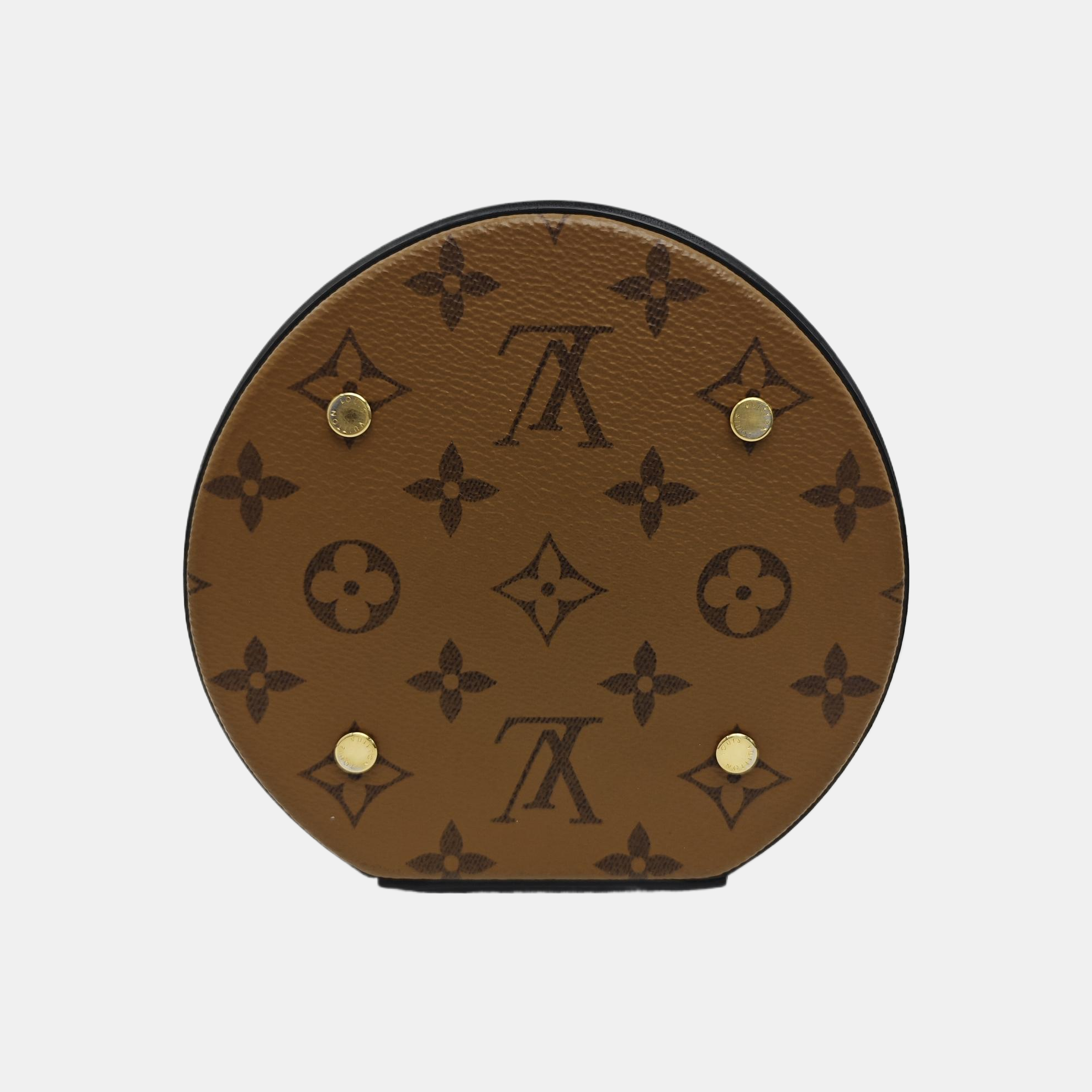 CANNES PM Monogram Coated Canvas Brown