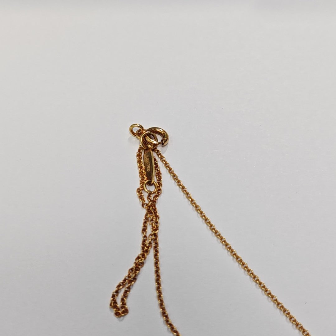 Tiffany Bow 18k Gold Necklace