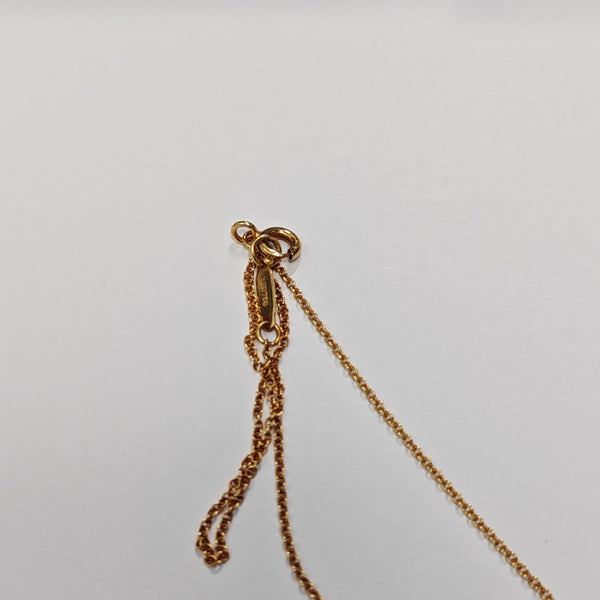 Tiffany Bow 18k Gold Necklace