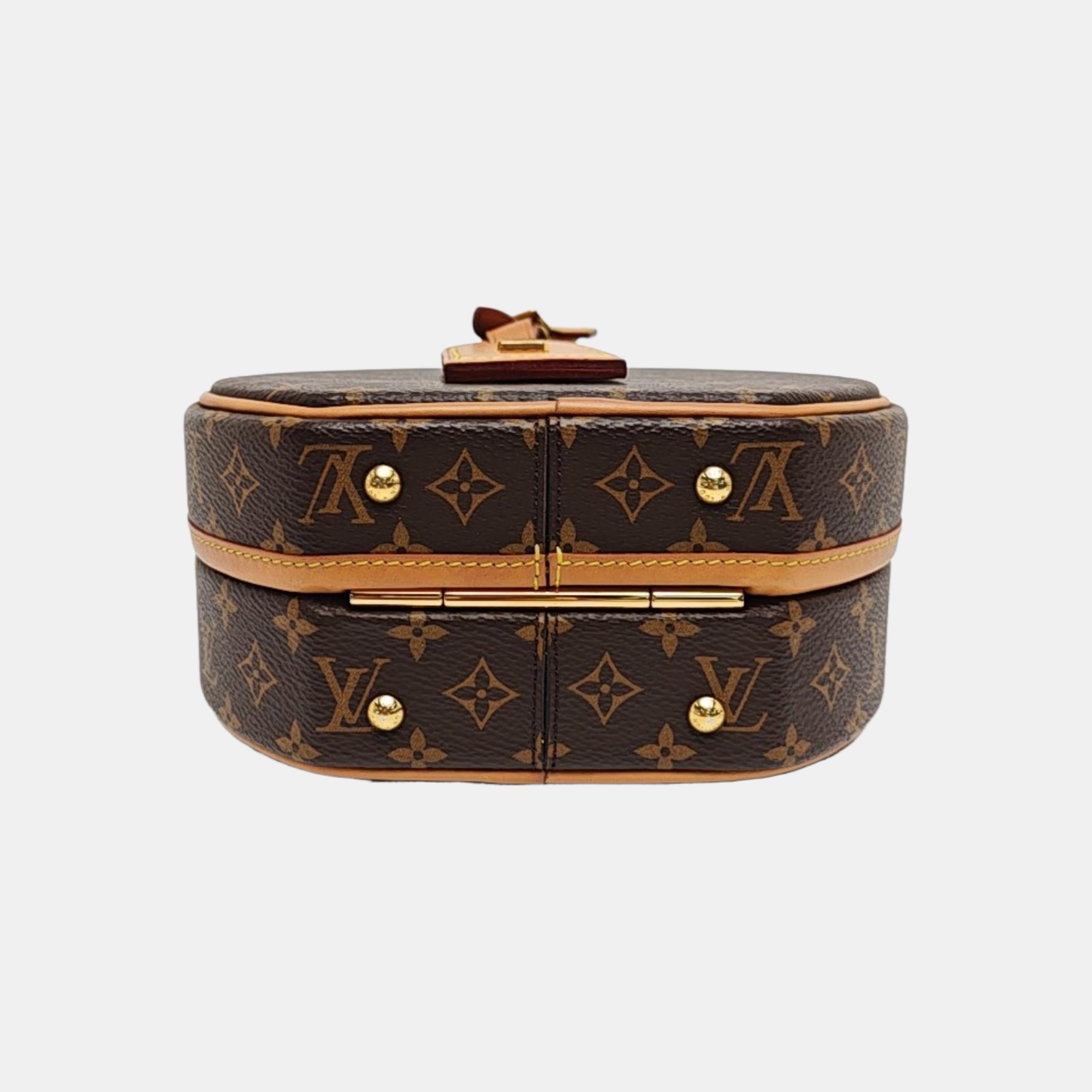 BOITE CHAPEAU PM Monogram Coated Canvas Brown