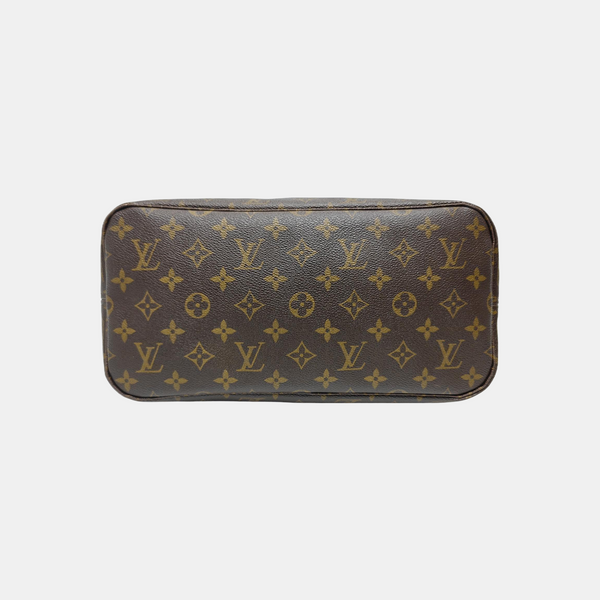 NEVERFULL MM Monogram Coated Canvas Brown