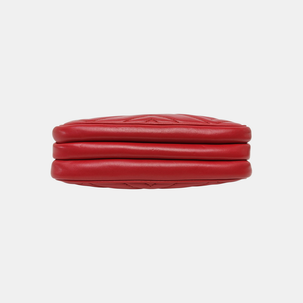 GG Marmont Mini Quilted Calfskin Red