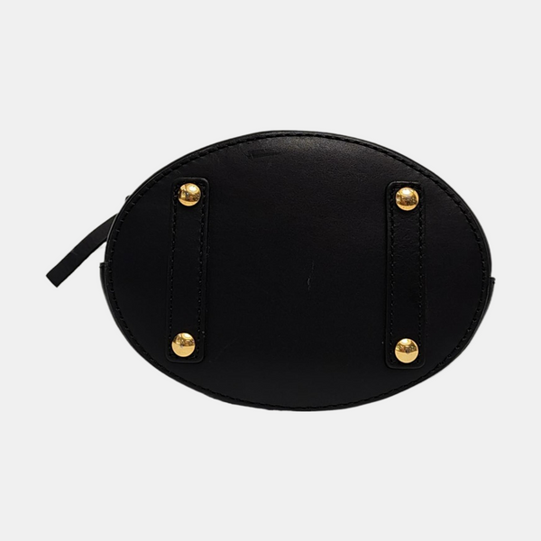 The Bucket Calfskin Black