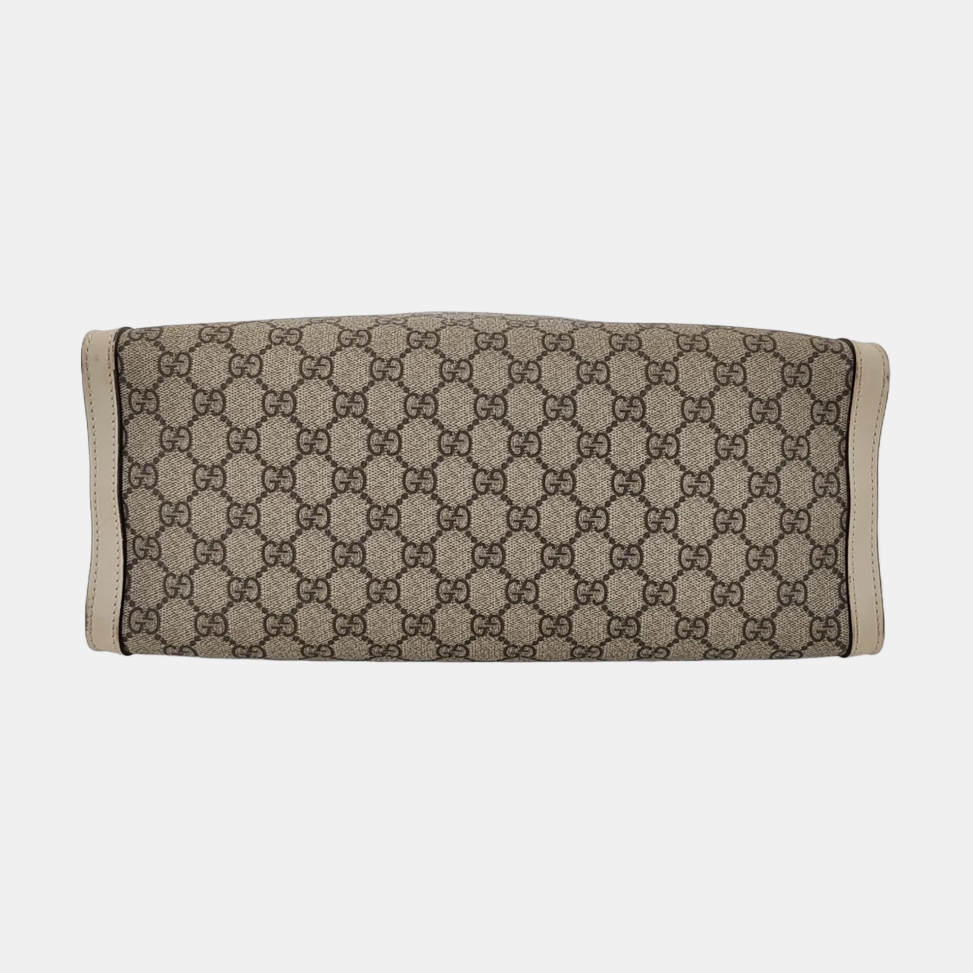 Authenticated pre-owned  Padlock Medium Monogram Coated Canvas Beige - Tote Bag at Looply