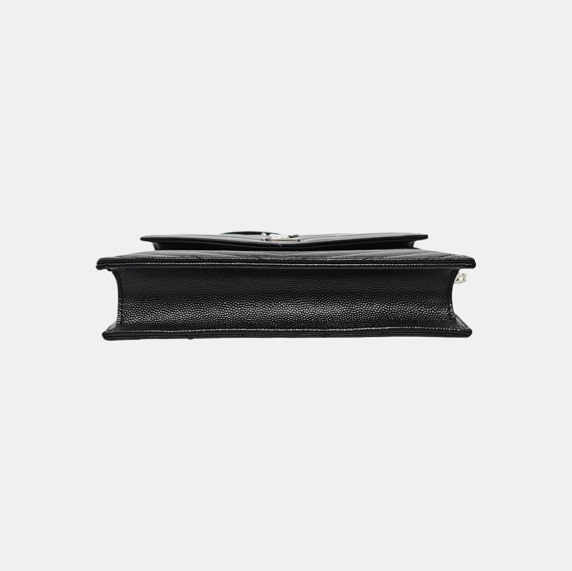 MONOGRAM WOC Chevron Calfskin Black