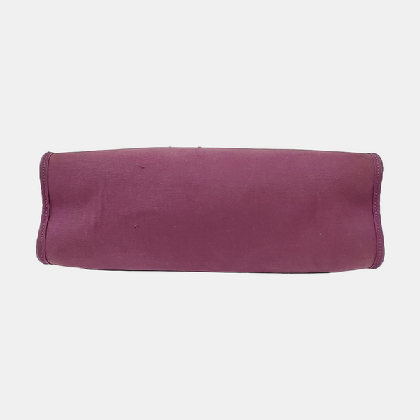 Authenticated pre-owned  Herbag 31 Canvas Purple - Shoulder Bag at Looply