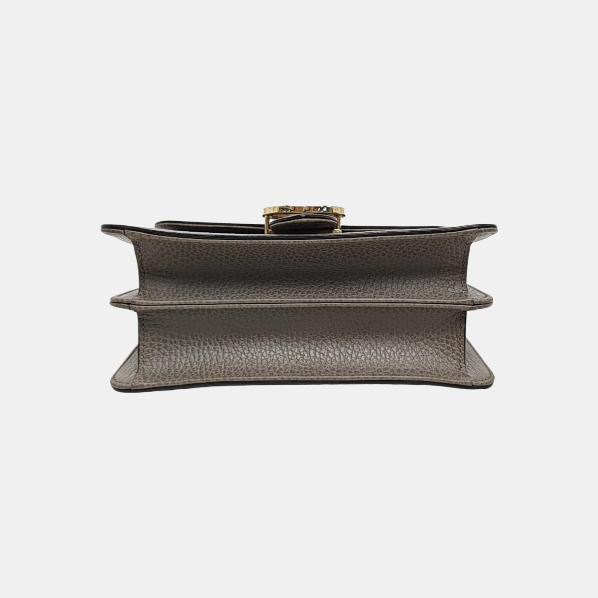 Interlocking G Small Calfskin Gray