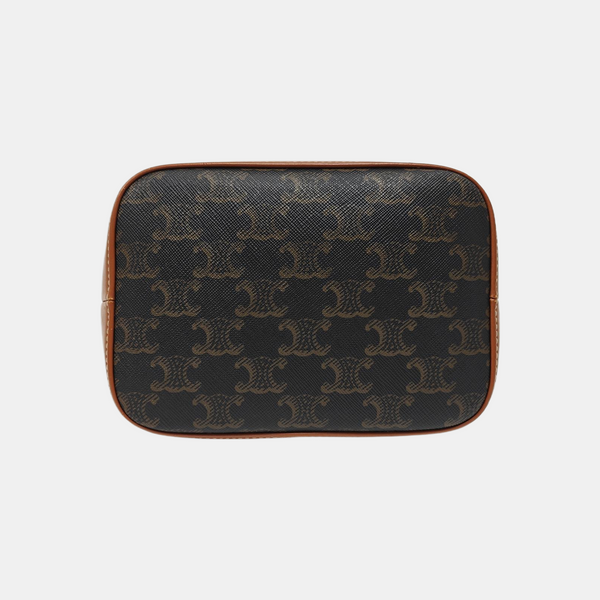 TRIOMPHE CANVAS Small Coated Canvas Brown